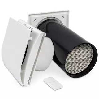 AERAULIQA Pulsar-150 egyhelyiséges hővisszanyerős szellőztető, páraérzékelővel, távirányítóval 