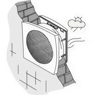 Cata LHV-160 nagy teljesítményű szellőztető ventilátor