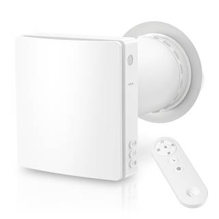 HOLTOP/AIRWOODS AV-TTW5-W SH7IE egyhelyiséges hővisszanyerős szellőztető, páraérzékelővel, automata zsaluval, WiFi-vel, kültéri hangcsillapító elemmel