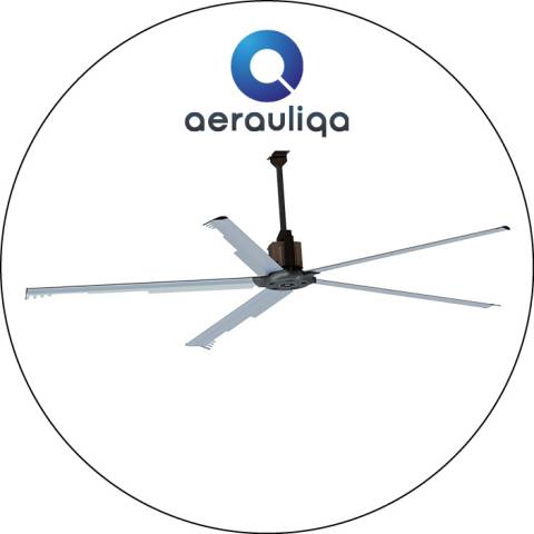 aerauliqa THS ipari mennyezeti ventilátor